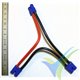 G-Force RC - Power Y-Lead - Serial - EC-3 - 12AWG Silicone Wire - 12cm - 1 pc