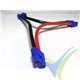 G-Force RC - Power Y-Lead - Serial - EC-3 - 12AWG Silicone Wire - 12cm - 1 pc