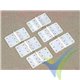 Nylon hinge 11x28mm Dubro 119, 0.2g, 15 pcs