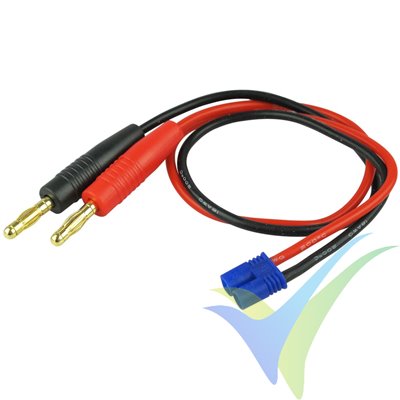 Charging cable with EC2 connector, 1mm², 30cm