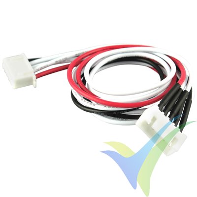 Balancer extension cable, YUKI MODEL, compatible with JST XH, 4S, 30cm