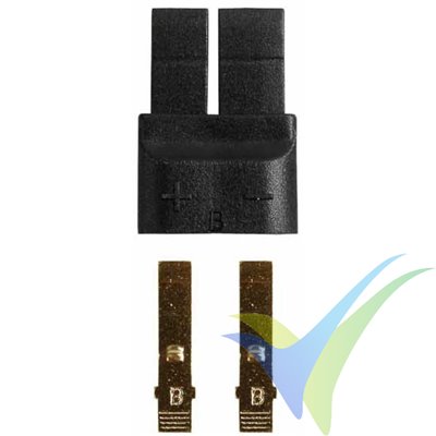 Gold connector compatible with TRAXXAS, 1 plug