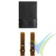 Gold connector compatible with TRAXXAS, 1 socket