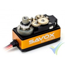 Servo digital Savox SC-1251MG - Low Profile, 44.5g, 9Kg.cm, 0.09s/60º, 4.8V-6V