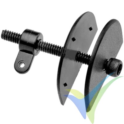 Micro adjustable control horn, Dubro 935, 2 pcs