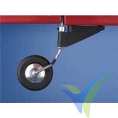 Tailwheel bracket .40 Dubro 375, 1.5mm shaft, 6g