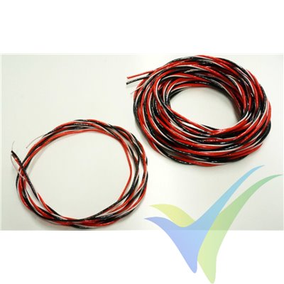 Cable de servo premium, 2x 0.5mm2 + 1x 0.14mm2, Emcotec R8987, 5m