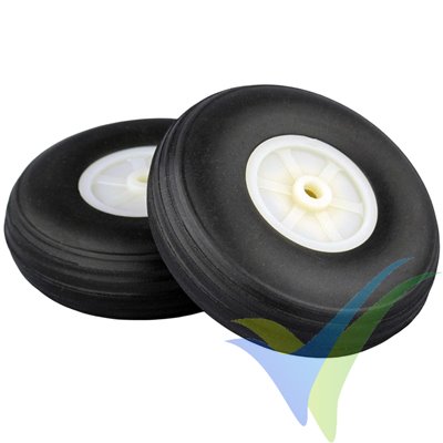 Lightweight wheel, Ø76.20mm (3.00"), 2 pcs