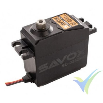 Servo digital Savox SC-0252MG, 49g, 10.5Kg.cm, 0.19s/60º, 4.8V-6V