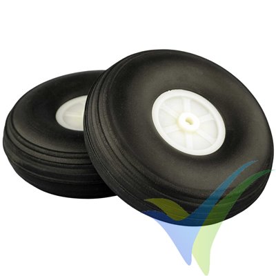 Lightweight wheel, Ø88.90mm (3.50"), 2 pcs