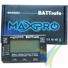 Comprobador baterías Maxpro BATTsafe