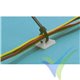 Adhesive Cable Holder 13X13mm, 5pcs