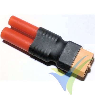 Connector adaptor HXT 4mm male-female to XT60 female