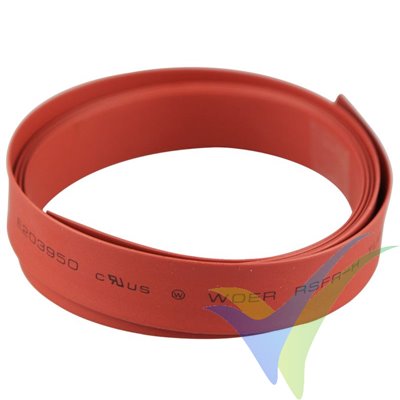 Shrink tube, 4mm x 1m, red
