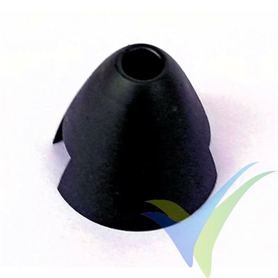 Cono Reisenauer AM-turbo 32mm negro, para porta palas con pinza