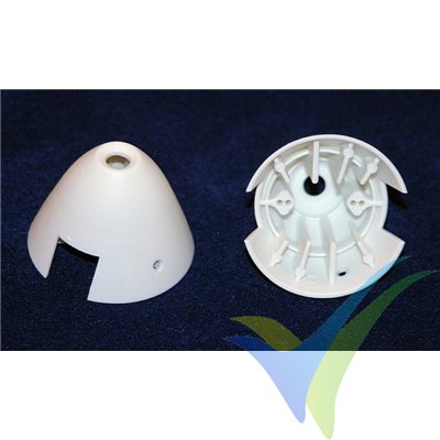 Cono Reisenauer AM-turbo 40.5mm blanco, para porta palas con pinza