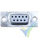 Sub-D 9-Pin connector, female