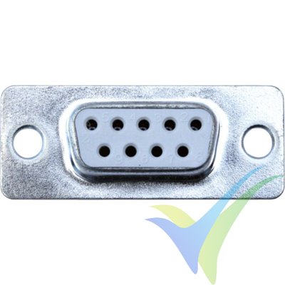 Sub-D 9-Pin connector, female