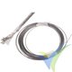 Steel Flex Wire 0.5mm Nylon Covering Natural, 12.2Kg Max. Strength, 10m