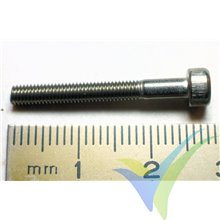 M3x25 Allen cilindric head screw, stainless A2, DIN-912, 1.5g, 1 pc