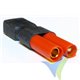 Connector adaptor HXT 4mm male-female to XT60 male