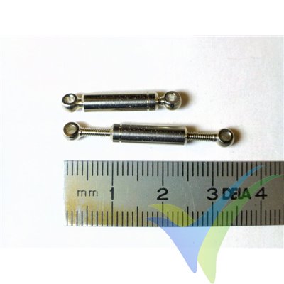 G-Force RC - Precision Tension Couplers - M2 - Brass - 2 pcs
