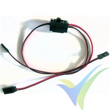 Interruptor de alimentación pequeño con cable de carga de 40cm