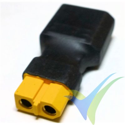Connector adaptor XT60 female to XT90 male, 11.1g