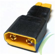 Connector adaptor XT60 female to XT90 male, 11.1g