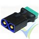 Adaptador de conector Multiplex hembra a EC3 macho, 5.8g