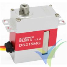 Servo digital KST DS215MG V3, 20g, 3.7Kg.cm, 0.05s/60º, 4.8V-7.4V
