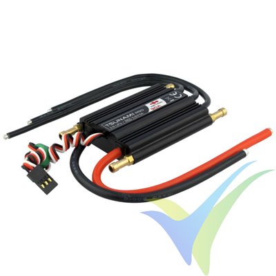 Variador brushless barco Tsunami Pro Seaking 90A, 2S-6S, BEC 5A, 105g