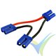 Adaptador de conector EC5 hembra a dos EC5 macho en serie, Yuki Model