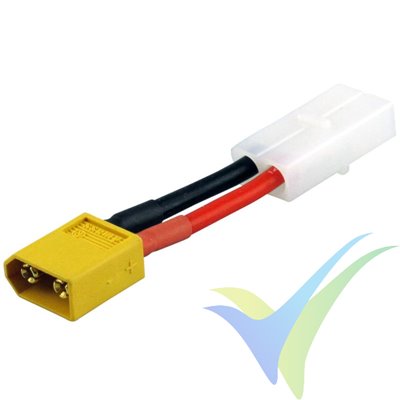 Adaptador de conector XT60 macho a Tamiya macho, Yuki Model