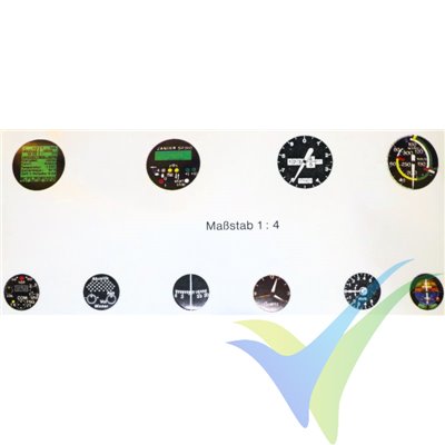 Instrumentos cabina velero escala 1:4 Planet-Hobby