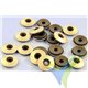 Arandela acero inoxidable antivibración M5, 20 uds