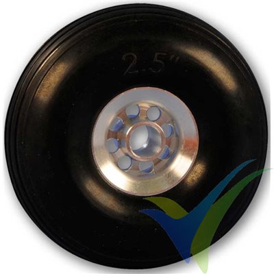 64mm Topmodel wheel with aluminium rim, 29.7g, 2 pcs