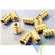 Alu threaded hex socket insert M6, 10 pcs