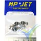Tuerca aluminio autoempotrable M2.5 larga, MP-Jet 1003, 10 uds
