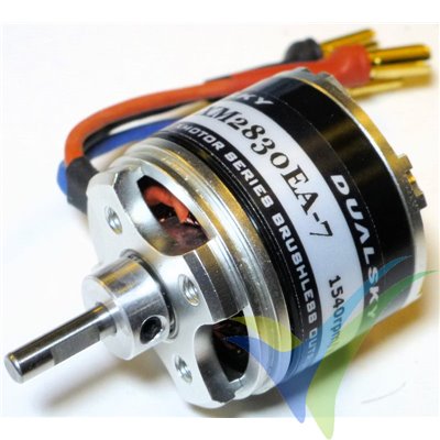 Dualsky XM2830EA-7 brushless motor, 57g, 171W, 1540Kv