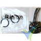 T-motor AT2206-17 brushless motor, 25g, 120W, 1500Kv