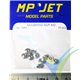Aluminium mounting nut M2 long, MP-Jet 1001, 10 pcs