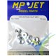 Tuerca aluminio autoempotrable M4 larga, MP-Jet 1007, 10 uds