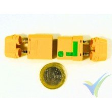 XT90 connector anti-spark, gold plated, male and female, 14.5g