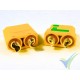 XT90 connector anti-spark, gold plated, male and female