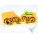 XT90 connector anti-spark, gold plated, male and female