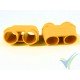 XT90 connector anti-spark, gold plated, male and female