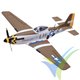 Combo avión Nicesky P-51 Mustang "Janie" PNP, 680mm, 260g