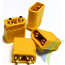 G-Force RC - Connector - XT-30UPB - Gold Plated - male - 4 pcs