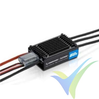 HobbyWing FlyFun 60A V5 ESC, 3S-6S, BEC 8A, 73.5g